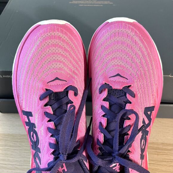 Hoka One One Mach 5 Pink Running Shoes 1127894 RSRW Women's Size 7.5B - Picture 4 of 13